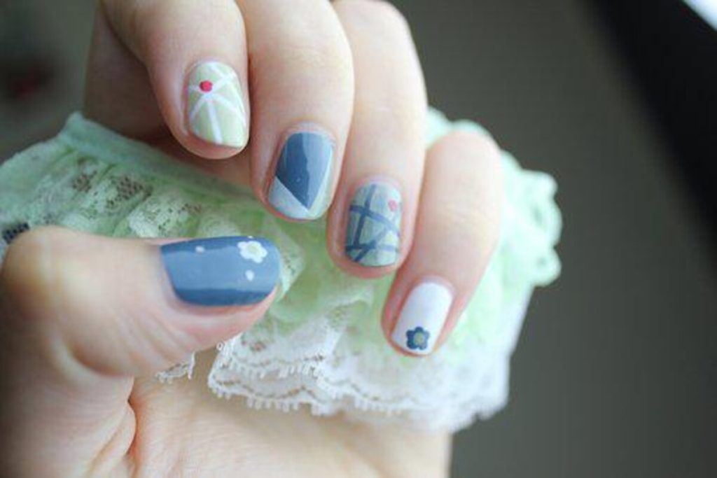 pink ombre nails
