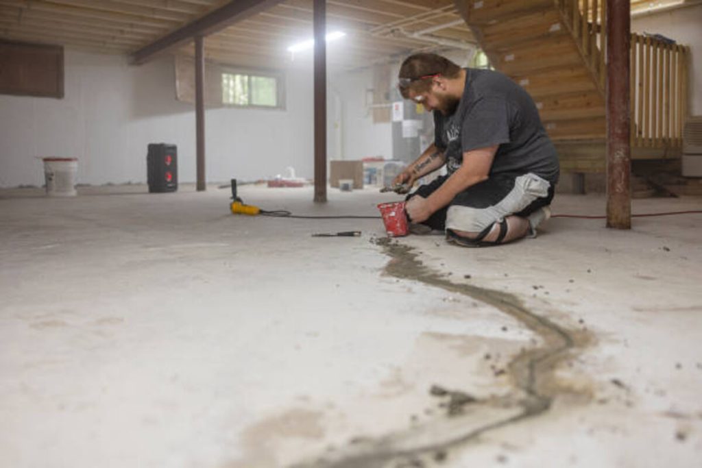 basement crack repair